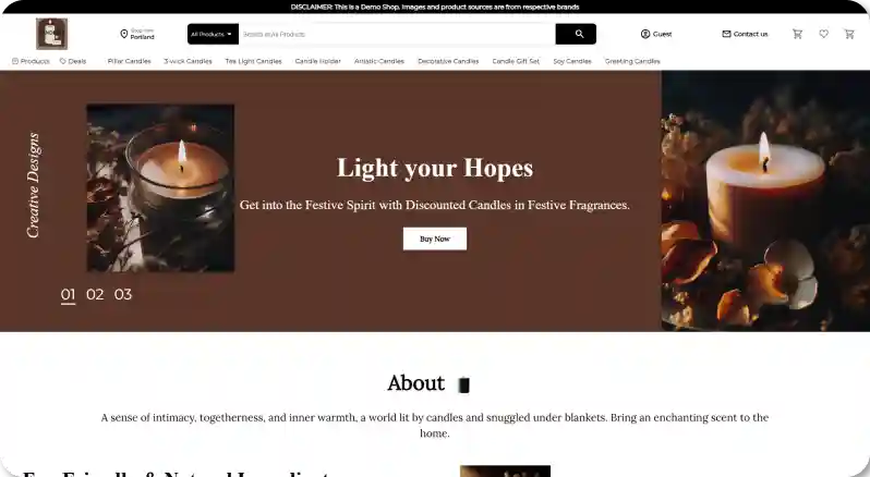 ZenBasket theme Candella