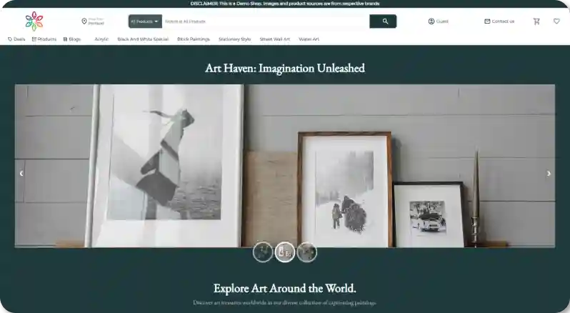 ZenBasket theme Handy Paintings